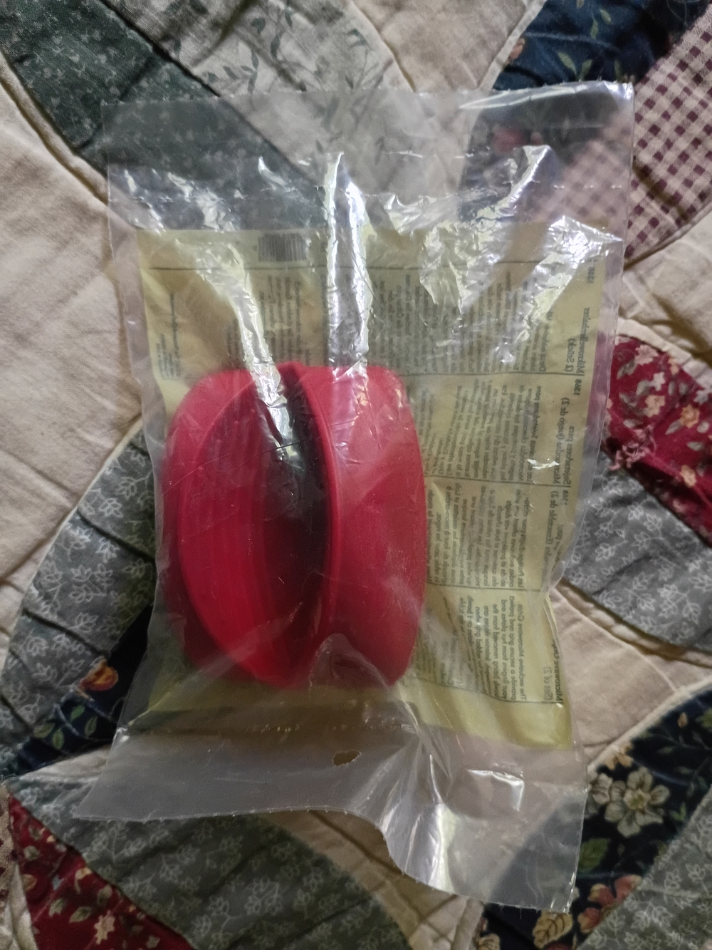 Pampered Chef Red Silicone Microwave Grips